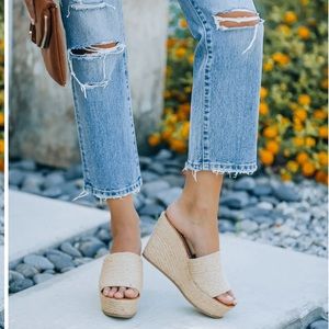 Espadrille Wedge Mule